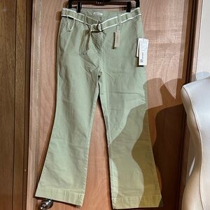 Light Green Flared Pants
